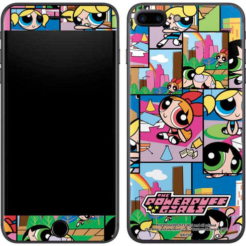Cartoon Network Powerpuff Girls Patches iPhone 8 Plus Skin